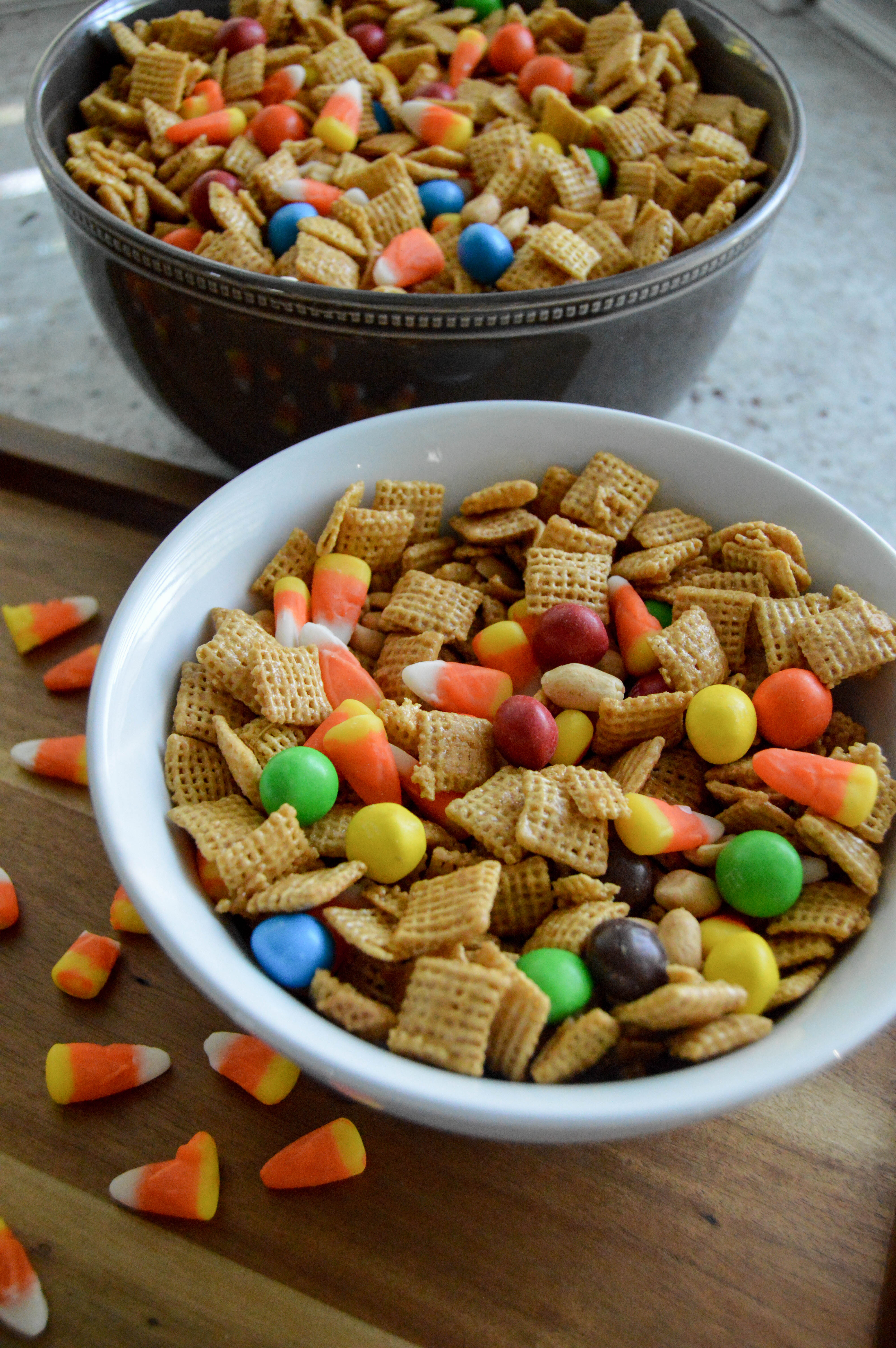 A Simple Halloween Snack Mix | Fall Recipes | Pointed North